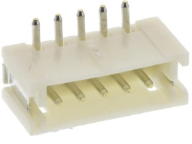 Wtyk PCB 5-pinowe raster: 1.5mm -rzędowe RS PRO Montaż powierzchniowy Męski 1A 100V