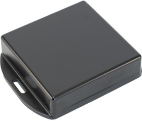 PC miniature enclosure, (L x W x H) 80 x 80 x 22 mm, black (RAL 9005), IP68, 1551WXFLBK