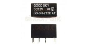 12 Volt 2A DPDT relay (GS-SH-212D) - Goodsky