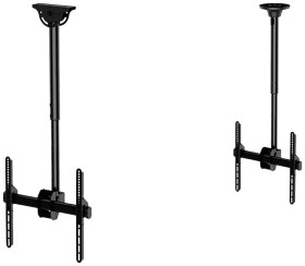 Neomounts NM-C440BLACK Uchwyt sufitowy do telewizora 81,3 cm (32") - 152,4 cm (60") uchylno-obrotowy