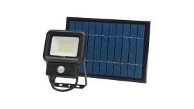 Naświetlacz Solarny Led Lampa 20W 6500K Zimna 1400Lm Ip65 Czujnik Ruchu Kobi