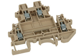 Złączka; na szynę DIN; DKK2.5N; szary; śrubowy; 0,34÷2,5mm2; 24A; 400V; 2 tory; Dinkle; RoHS