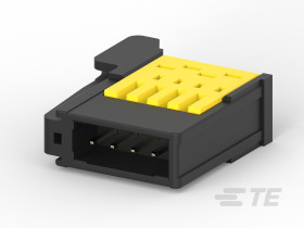 Listwa stykowa PCB 4-pinowe RITS raster: 2 mm 1-rzędowe TE Connectivity Kabel32 V W osłonie