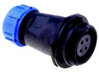 SPP2911-4GZ Gniazdo 4 pin na kabel (13-16mm) okrągły, zakręcany, wodoodporny - gwint zewnętrzny (25A)