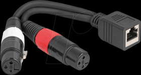 88178 XLR Audio Extender &amp; Adapter, Cat. 5, 20 cm