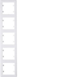 Lumina Soul Ramka pięciokrotna pionowa biała WL5150