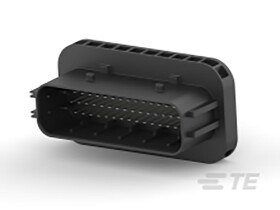 Złącze motoryzacyjne 46-pinowe TE Connectivity 3-rzędowe Męski Czarny LEAVYSEAL Kabel Złącze motoryzacyjne Zagniatane