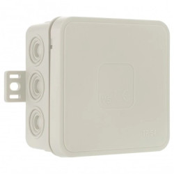 Puszka n/t instalacyjna 85x85x41 popielata IP54 ViPlast 036-03