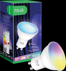 P8 Smart light bulb, GU10, 4.5 W, RGB, WIFI