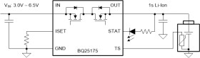 Standalone 1-cell 800-mA linear battery charger in a WCSP package