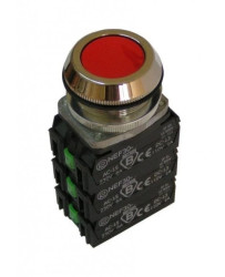 Przycisk sterowniczy 30mm czerwony z samopowrotem 3Z/ 3R kryty NEF30Kc 3X3Y 500V 10A W0-NEF30-K 3X3Y C