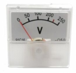 Voltomierz analogowy: 250V (mały)