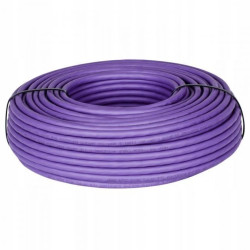 Kabel teleinformatyczny U/FTP kat.6A wewnętrzny Dca LSZH fioletowy NEKU /100m/