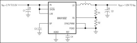 Low-Noise, 5.5V Input, PWM Step-Down Regulator