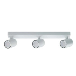 Listwa sufitowa biała z reflektorkami do salonu 3xGU10 LP-731/3W WH Light Prestige