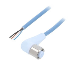 Złącze okrągłe M12 żeńskie kątowe z wolnym końcem przewodów 4pin 7024-12341-3210500