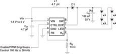 TPS61043: constant current LED driver | DRB | 8 | -40 to 85