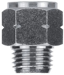 Adapter gwintowany typu przejściówka, 150 bar, złącze A: G 1/8 złącze B: NPT 1/8 Mosiądz 176-1117 /10szt./
