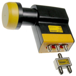 Konwerter SAT Unicable QUAD + Twin Inverto (2 legacy ports)