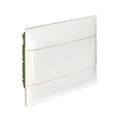 Rozdzielnica modułowa podtynkowa PRACTIBOX S do ścian pustych 1x12 drzwi białe 135401