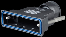 15-004680 D-sub hood, 25-pin, plastic