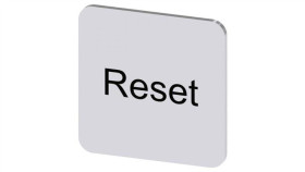 Etykieta Samoprzylepna Do Kaset 22X22mm Srebrna Inskrypcja /Reset/ Sirius Act...