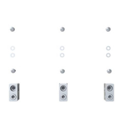 Akcesoria do wyłącznika ABB KIT FC CUAL 2X120. 1 szt.