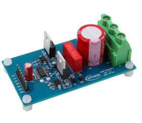 Narzędzie rozwojowe z kategorii „zasilanie, silniki i robotyka&#148; Infineon Sterownik półmostkowy Płytka ewaluacyjna