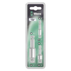 Wera 05073200001 870/4/7 Nut Spinner Socket Adaptor Set