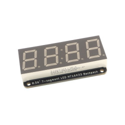 STEMMA QT 0.56&quot; 4-Digit 7-Segment Display - 7-segmentowy wyświetlacz LED z kontrolerem I2C (zielony)