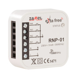 Radiowy nadajnik dopuszkowy 4-kanałowy RNP-01 EXTA FREE