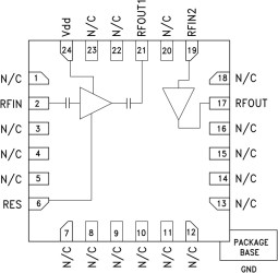 Low Noise Amplifier SMT, 0.6 - 1.4 GHz
