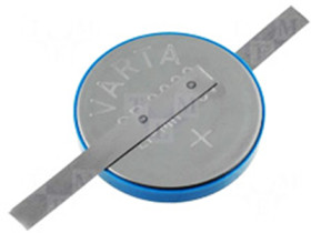 Lithium-button cell, CR2032, 3 V, 230 mAh, 86032 301 501