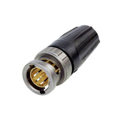 Neutrik NBNC75BLP7X RearTwist BNC Connector Plug 75&#x3A9; Ideal for HDTV