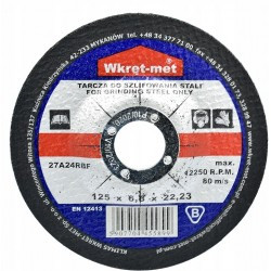 TARCZA DO SZLIFOWANIA STALI 125X6,8