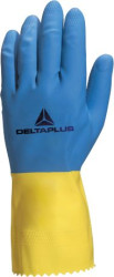 Rękawice robocze rozmiar: 9/10 zastosowanie: Odporność na działanie substancji chemicznych