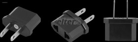 Adapter zasilania wtyk USA gniazdo PL