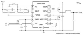 3-V to 20-V, 25-A, synchronous buck controller for cost-optimized applications