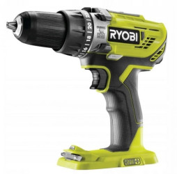 Zestaw Ryobi wiertarko-wkrętarka R18PD3-0 + Szlifierka Uniwersalna 18V + Lampa 360+ zestaw akumulatorów 4.0Ah i 2.0Ah oraz ład