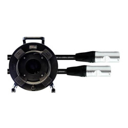 Cordial 15631 RJ45 Network Cable CAT 6A S/FTP 50.00 m Black PUR Coating