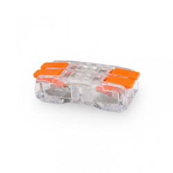 Szybkozłączka z dźwignią przelotowa CMK-652 2x0.2-2.5mm2 bez konieczności zarabiania końcówek 39.652 /50szt/