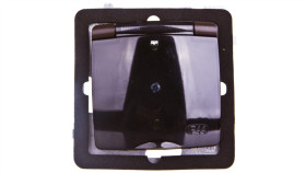 Karo Gniazdo Bryzgoszczelne Z/U Schuko Ip44 Z Przesłonami Klapka...