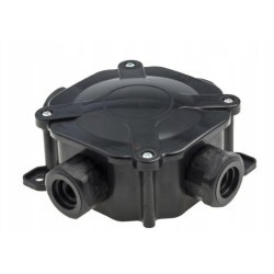 Puszka natynkowa hermetyczna PG16, IP 67 (5x4mm2), kolor czarny PAWBOL A.0035C