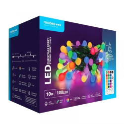 Lampki choinkowe kulki modee 10m RGB 100LED ML-C2023 pilot