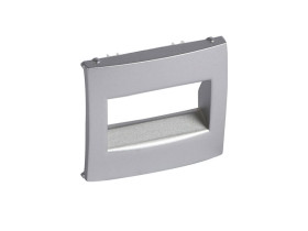 VALENA Plakietka gniazda RJ45 aluminium 770255 LEGRAND