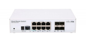 Switch 8x RJ45 1000Mb/s, 4x SFP MikroTik CRS112-8G-4S-IN