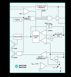 2.5V to 36V, 2.5MHz, PWM Boost Controller with 4μA Shutdown Current and Reduced EMI