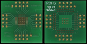 RE965-07E Adapter QFN32 P=0.65 mm RM 2.54 mm