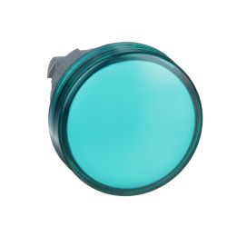 Światło kontrolne – reflektor, seria: Harmony XB4, kolor: Zielony, otwór: 22mm, IP66, IP67, IP69K, Montaż panelowy