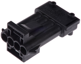 Złącze samochodowe 4-pinowe TE Connectivity Męski Timer Lutowane Obudowa złącza samochodowego